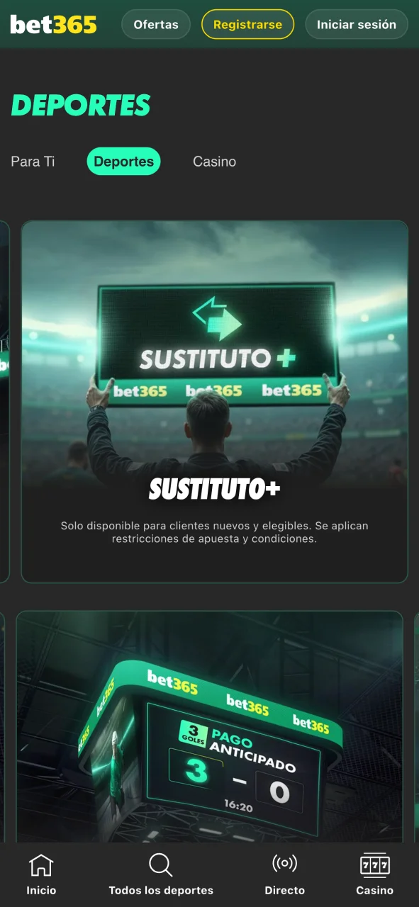 Activa tu bono en la plataforma Bet365 rápido.