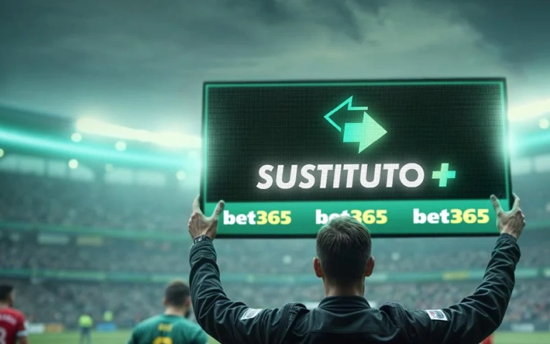 Protege tu apuesta con la garantía por sustitución en eventos de fútbol en Bet365.