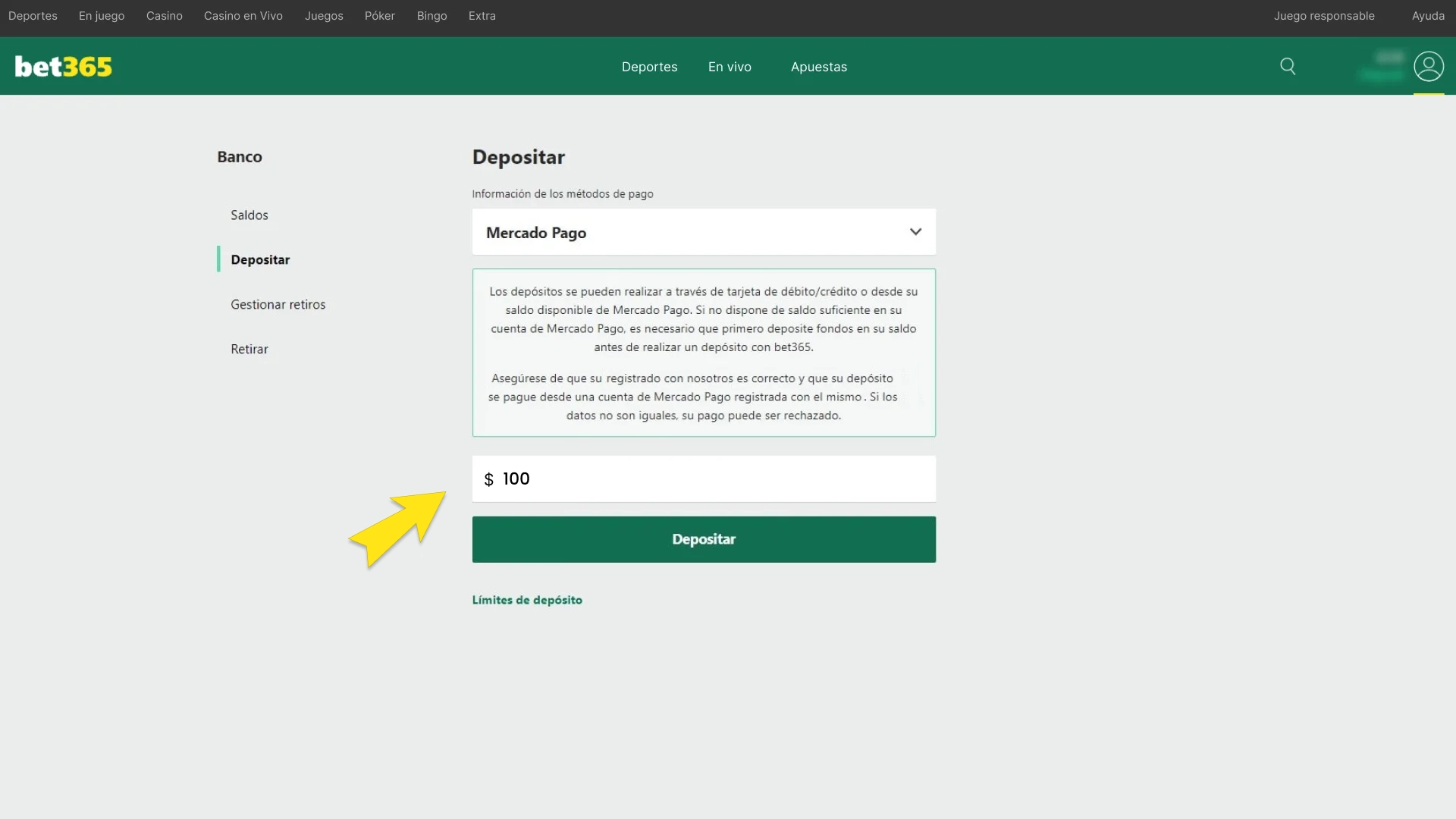 Deposita ahora en Bet365 y accede a apuestas de críquet al instante.
