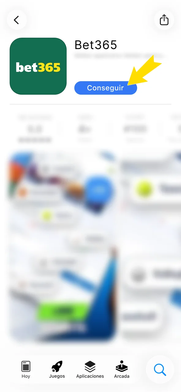 La aplicación de Bet365 está disponible para Android o iOS.